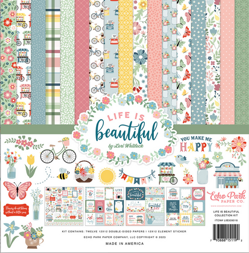 Echo Park Kit: Scrapbook Kit - Life is Beautiful Collection Kit