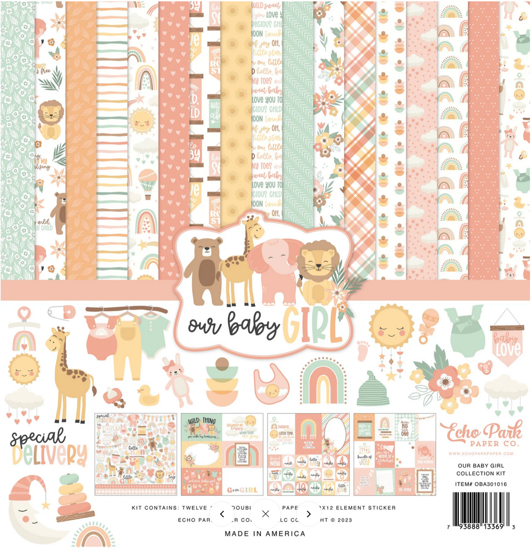 Echo Park Kit: Scrapbook Kit - Our Baby Girl