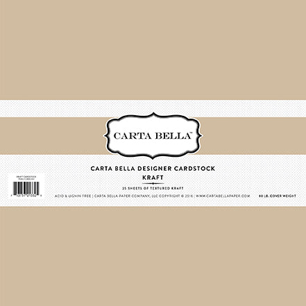Ultra White Linen 80# Cardstock - Echo Park Paper Co.