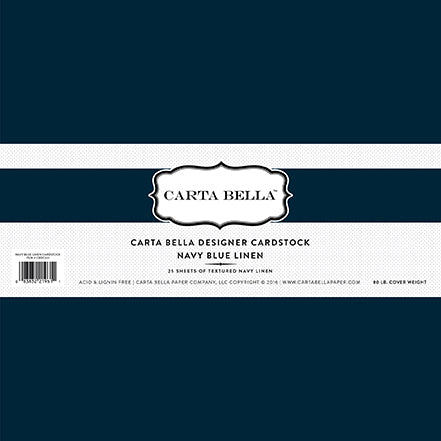 Carta Bella Designer Shimmer 92 lb Cover Cardstock 12 inchx12 inch-Light Silver
