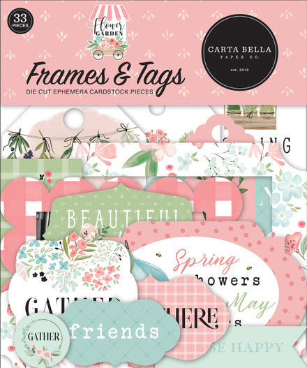 Carta Bella:  Frames & Tags - Flower Garden