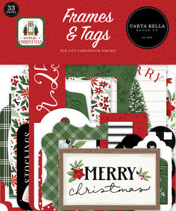 Carta Bella:  Frames and Tags - Home for Christmas