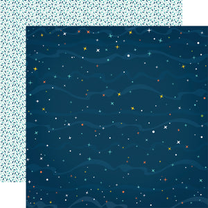 Echo Park:  12x12 Paper - Double-Sided Single Sheet - Summer Adventure - Count the Stars