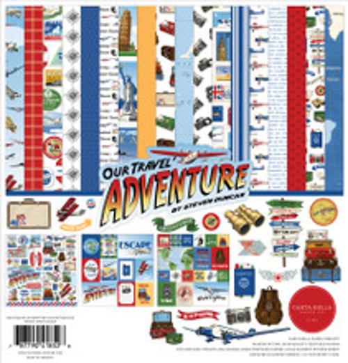 Carta bella Kit:  Scrapbook Kit - Our Travel Adventure Collection Scrapbook Kit